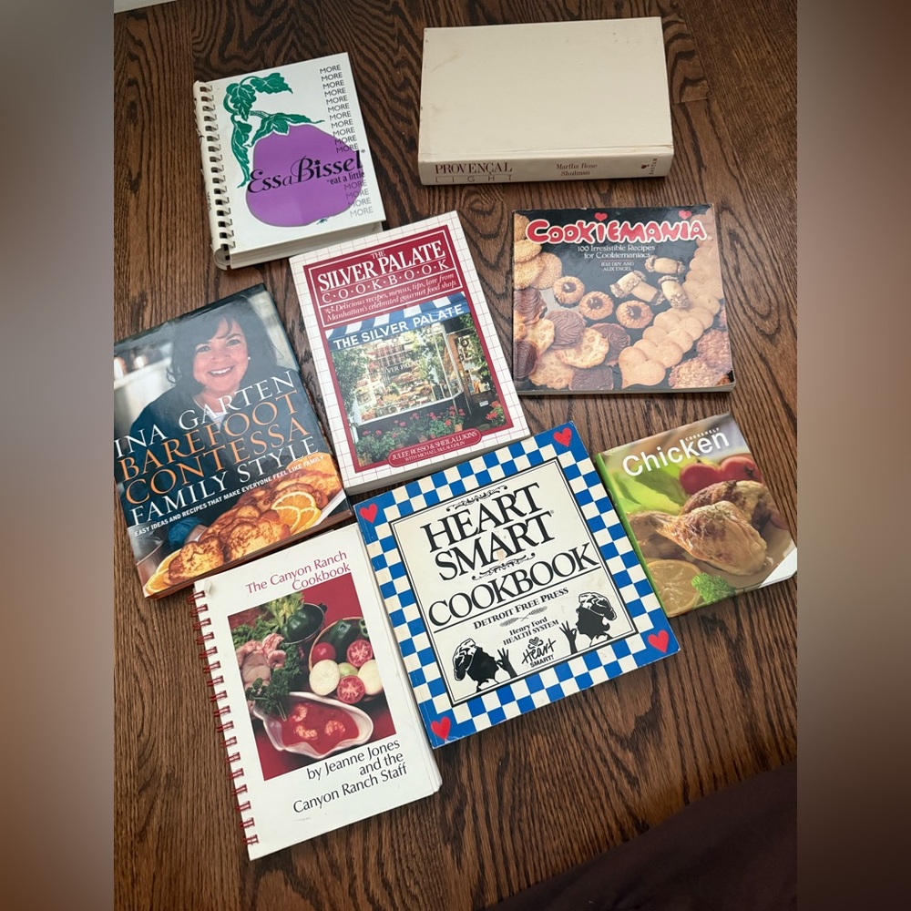8 Cookbooks Barefoot Contessa Silver Palate Canyon Ranch Provençal Light Recipe